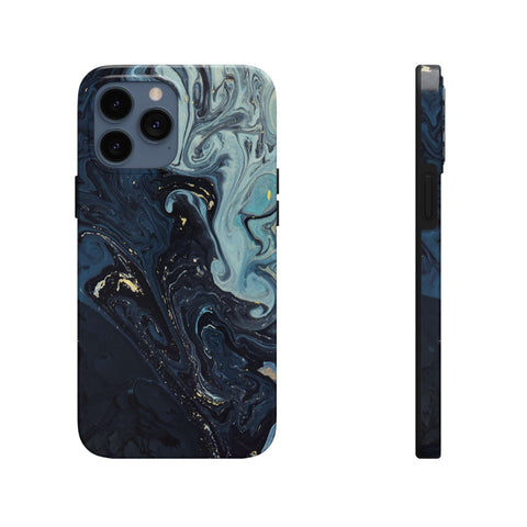 Blue liquid - iPhone Tough Cases - phone cases