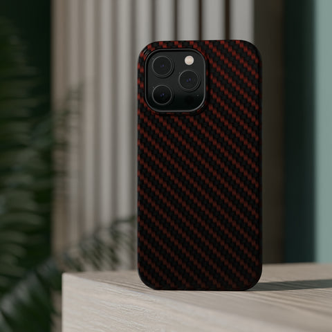 Red carbon fiber - MagSafe Cases - phone cases