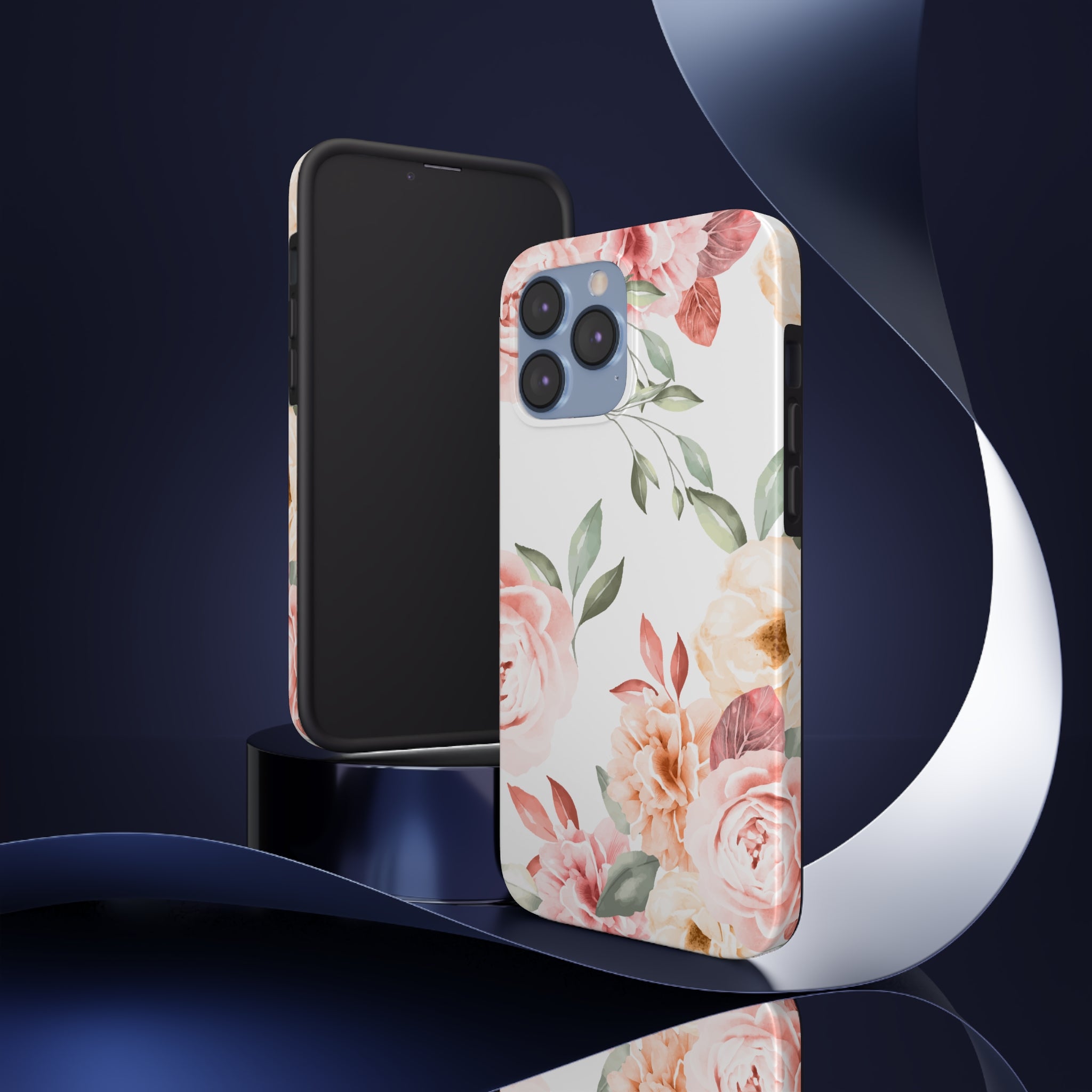 Vintage Floral - iPhone Tough Cases - phone cases