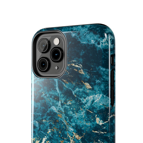 Liquid Blue marble - iPhone Tough Cases - phone cases