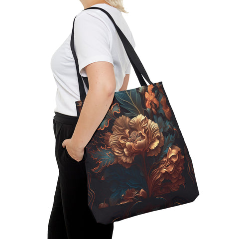 Tote Bag | Dark Floral Design