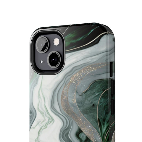 Green Marble - iPhone Tough Cases - phone cases