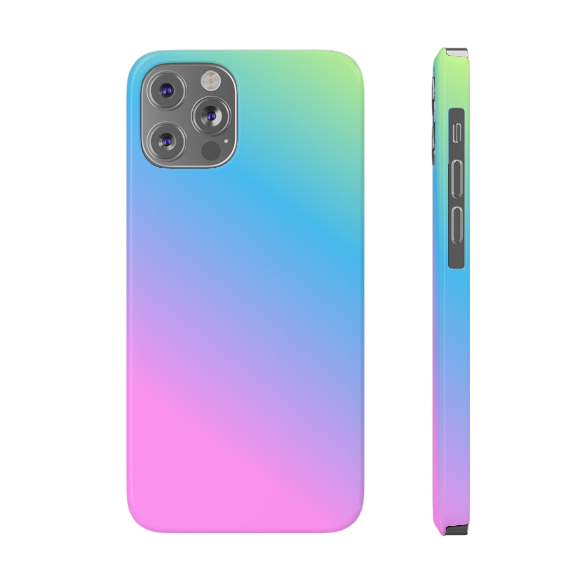 Gradient Colored - iPhone Slim Cases iPhone 12/12 Pro - phone cases