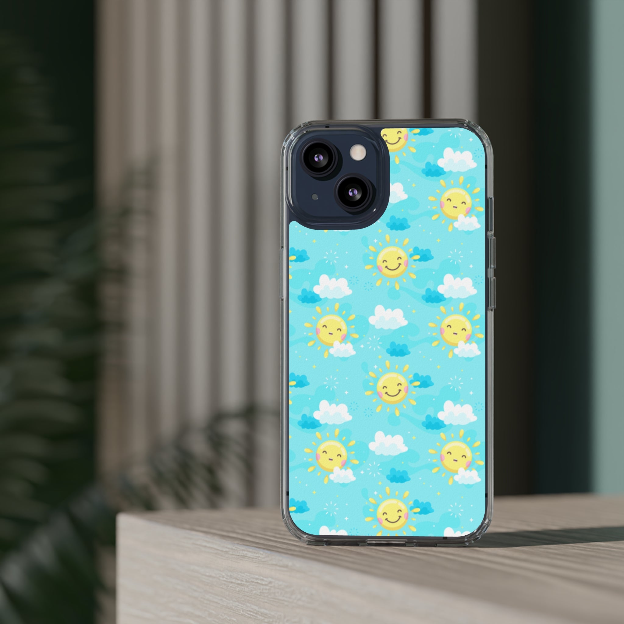 Sun Smile - iPhone Clear Cases - phone cases