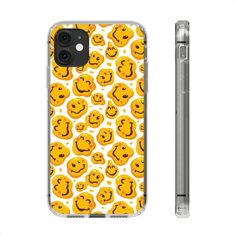 distorted smile - iPhone Clear Cases iPhone 11 Without gift packaging - phone cases