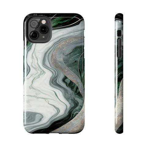 Green Marble - iPhone Tough Cases iPhone 11 Pro Max - phone cases