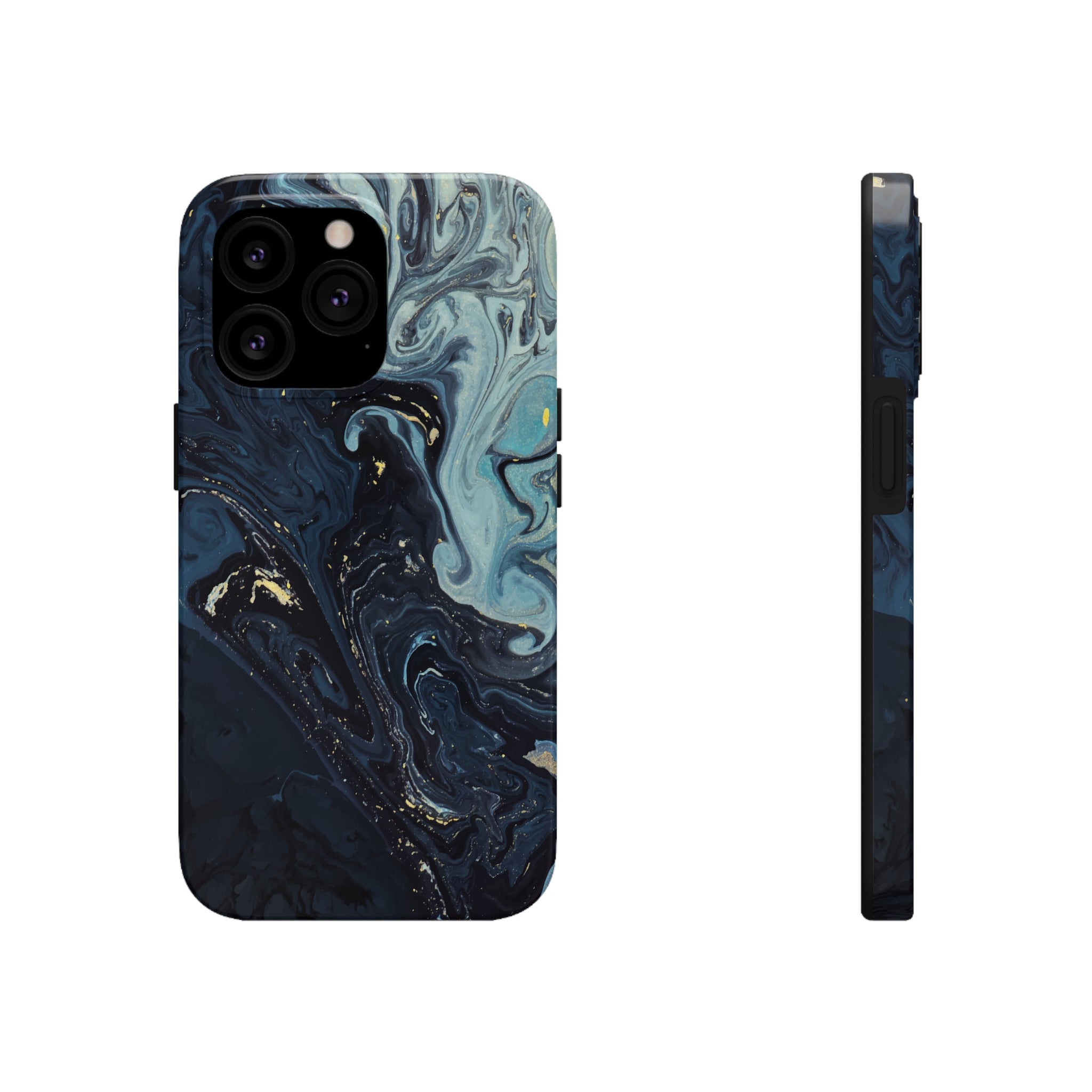 Blue liquid - iPhone Tough Cases - phone cases