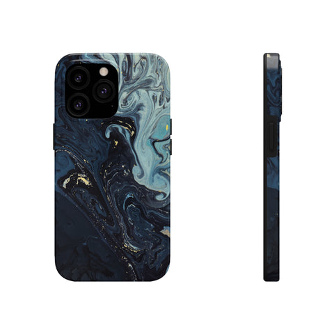 Blue liquid - iPhone Tough Cases - phone cases