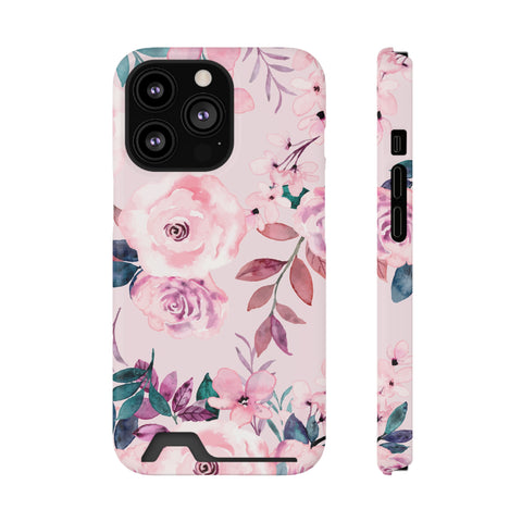 Spring Flower - Card Holder Cases iPhone 13 Pro Glossy With gift packaging - phone cases