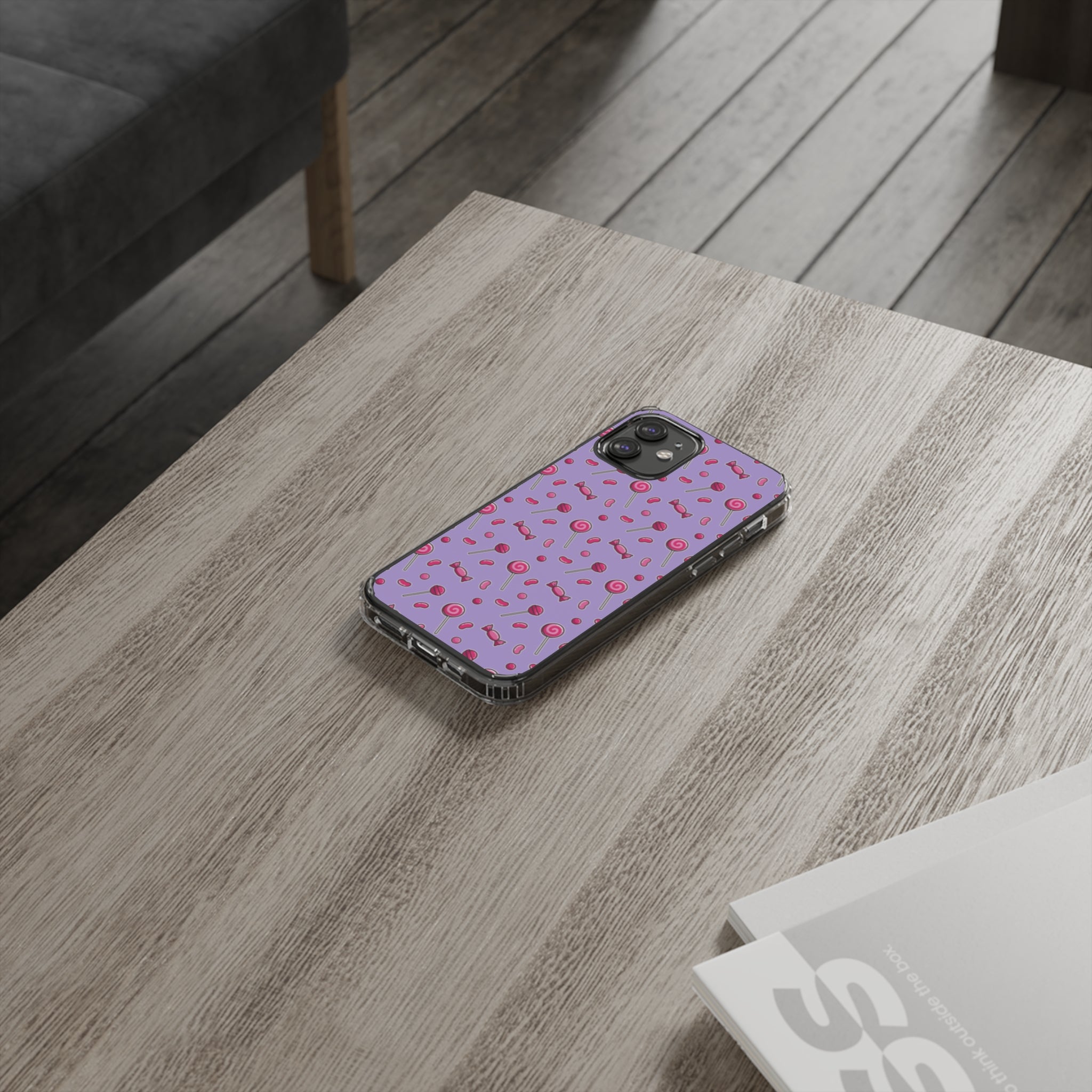 Purple Candy - iPhone Clear Cases - phone cases