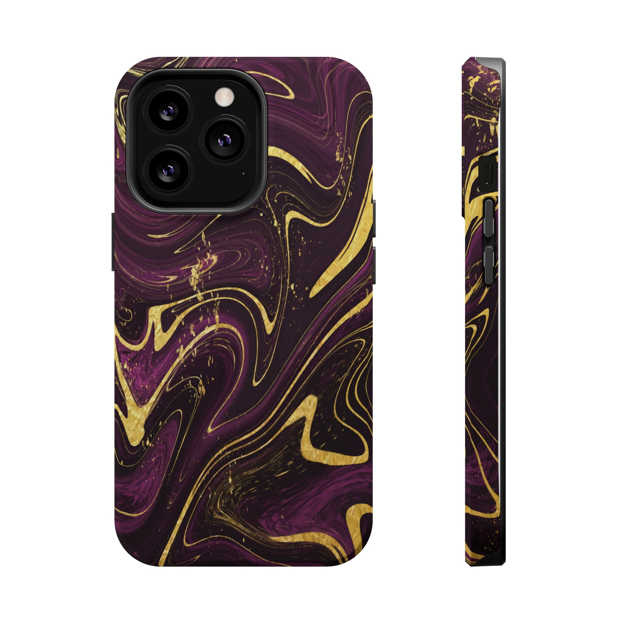 Golden liquid marble - MagSafe Cases iPhone 13 Pro Matte - phone cases