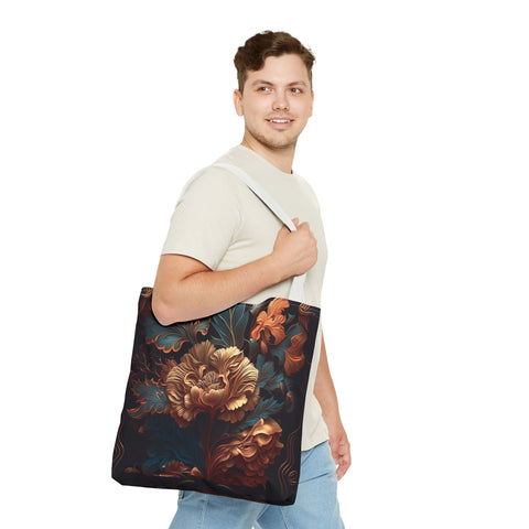 Tote Bag | Dark Floral Design