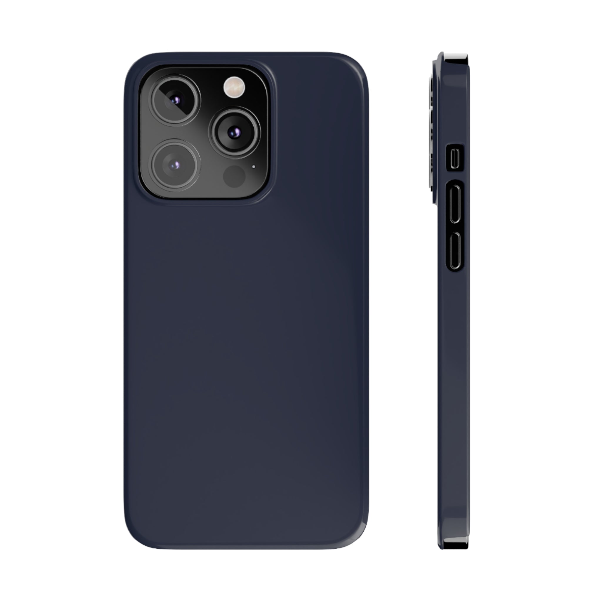 Dark Blue - iPhone Slim Cases iPhone 14 Pro - phone cases