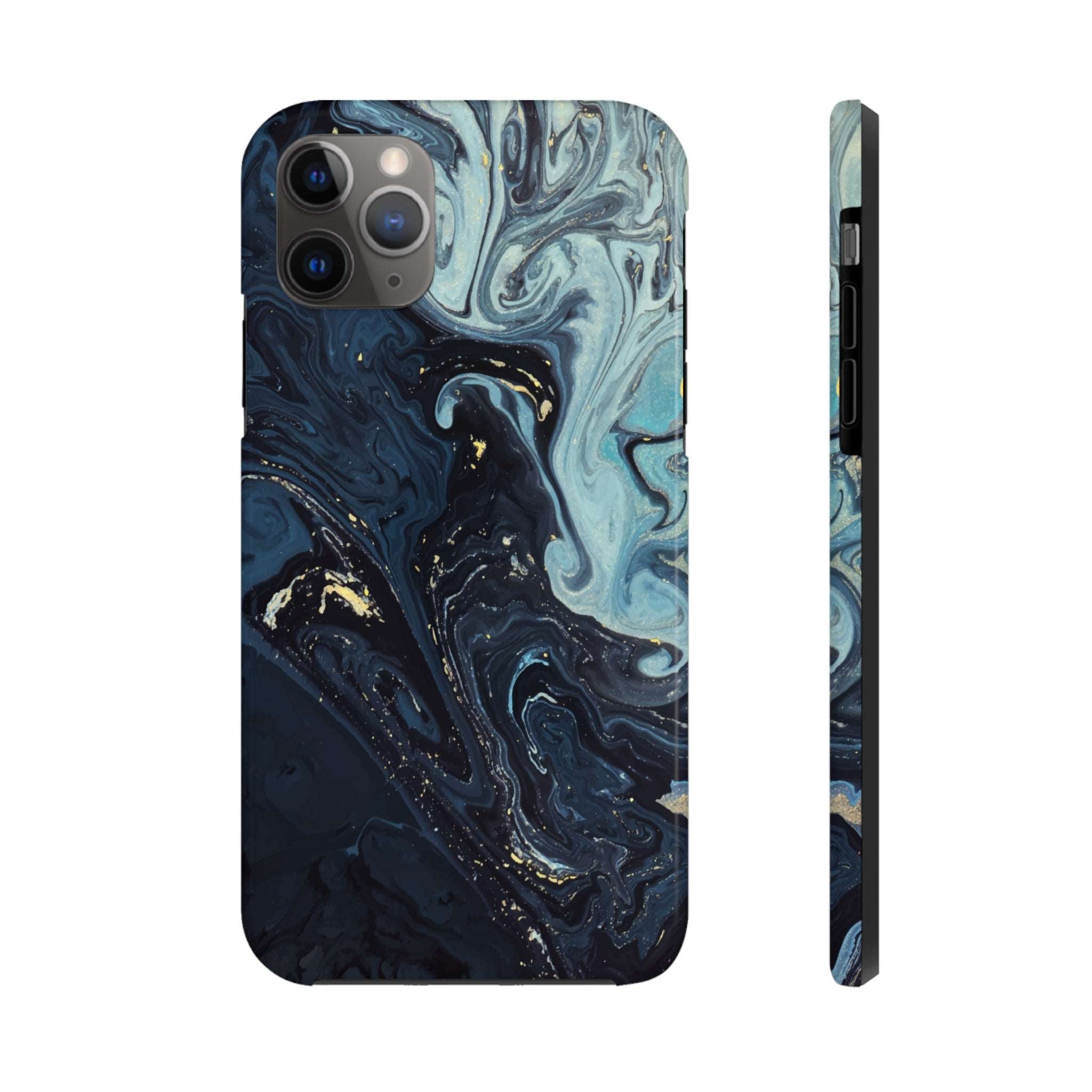 Blue liquid - iPhone Tough Cases - phone cases