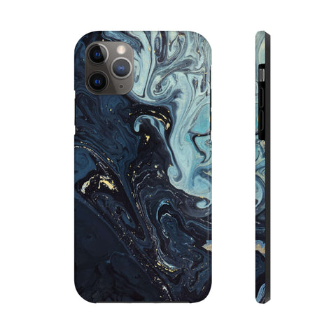 Blue liquid - iPhone Tough Cases - phone cases