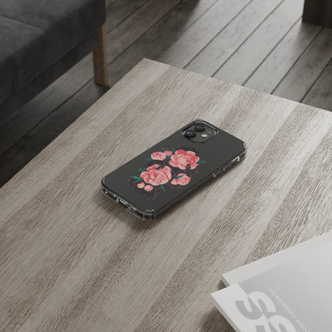 Snake with flowers - iPhone Clear Cases - phone cases