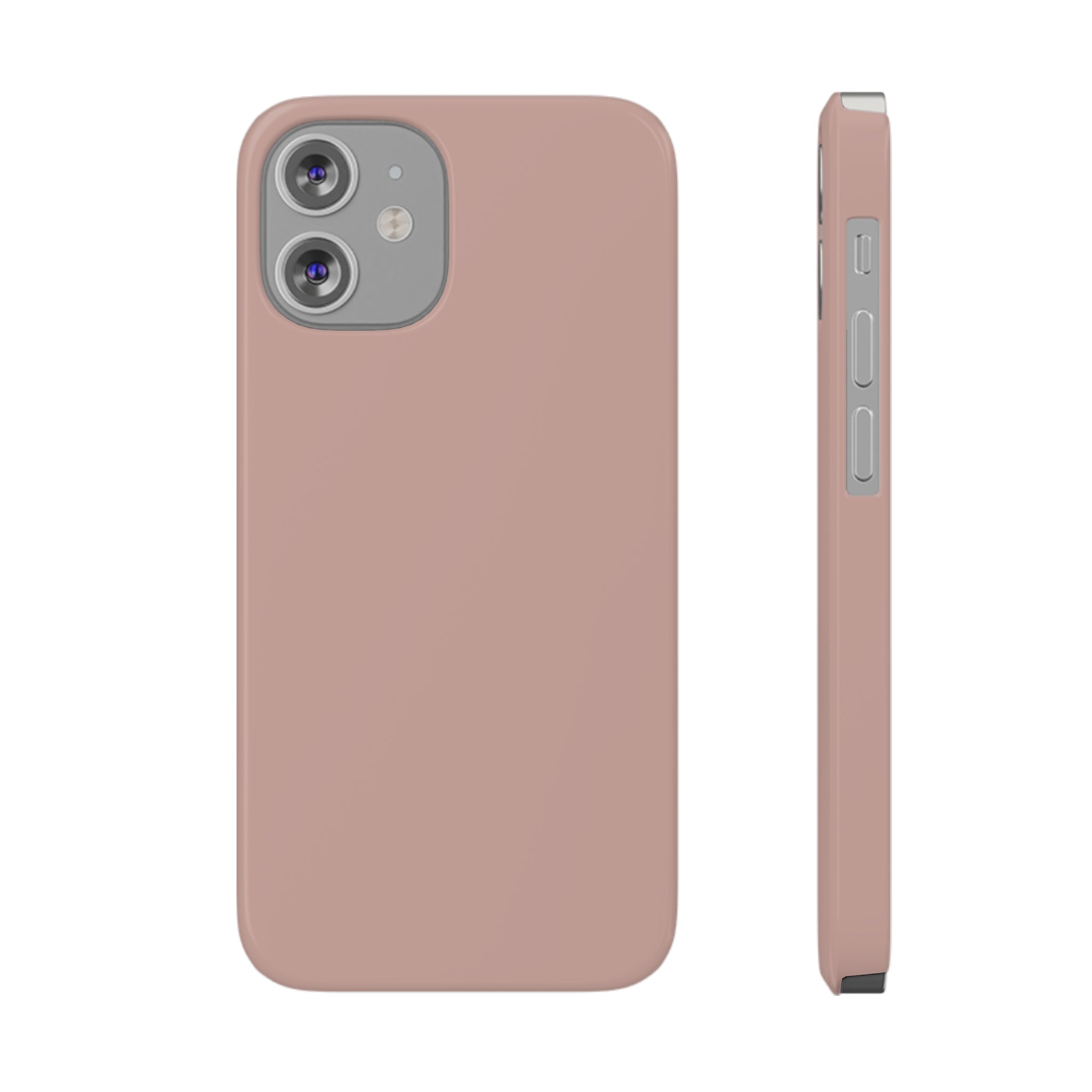 Blush Pink - iPhone Slim Cases iPhone 12 Mini - phone cases