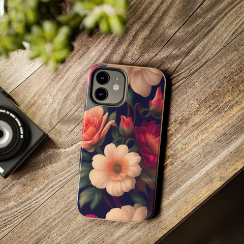 floral - iPhone Tough Cases - phone cases