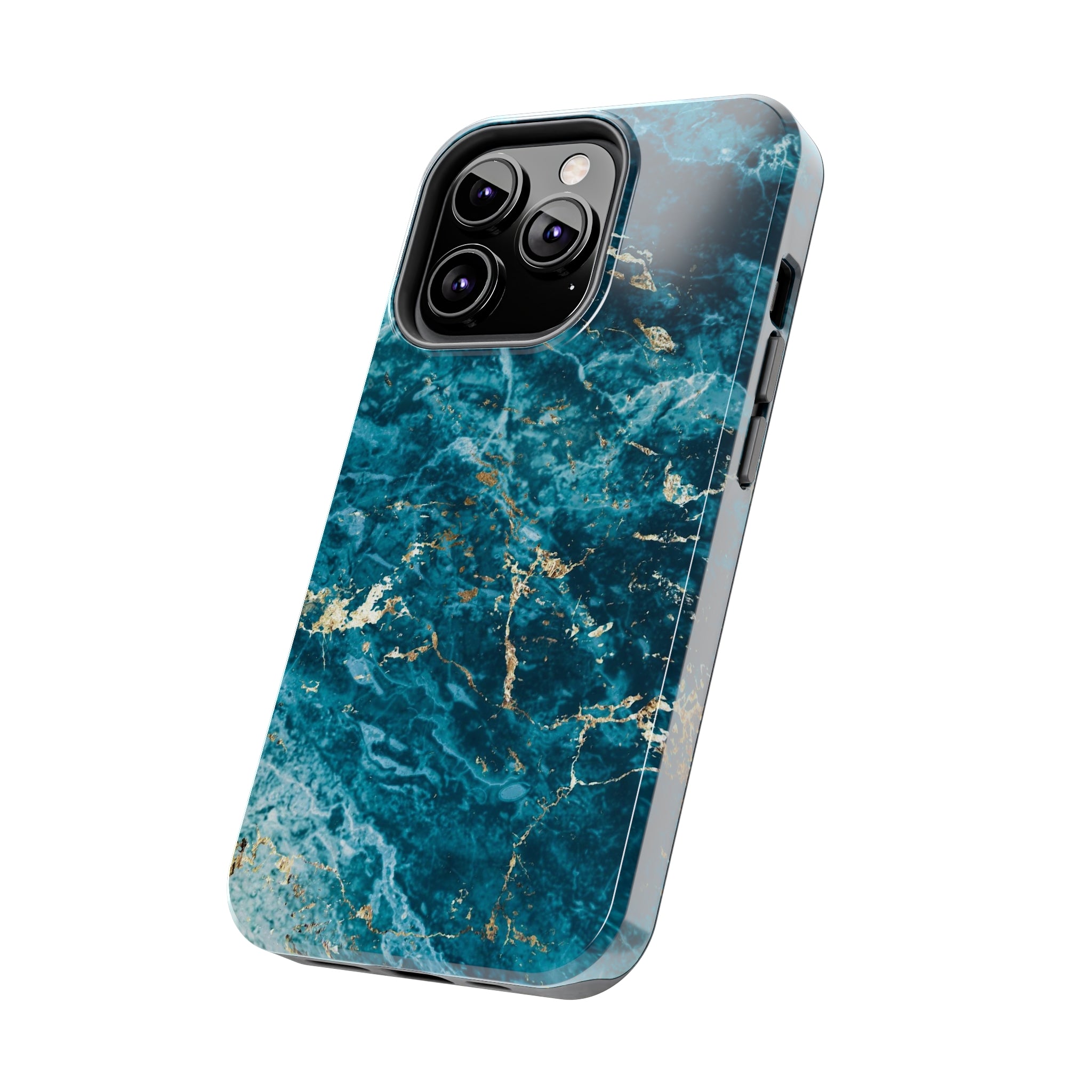 Liquid Blue marble - iPhone Tough Cases - phone cases