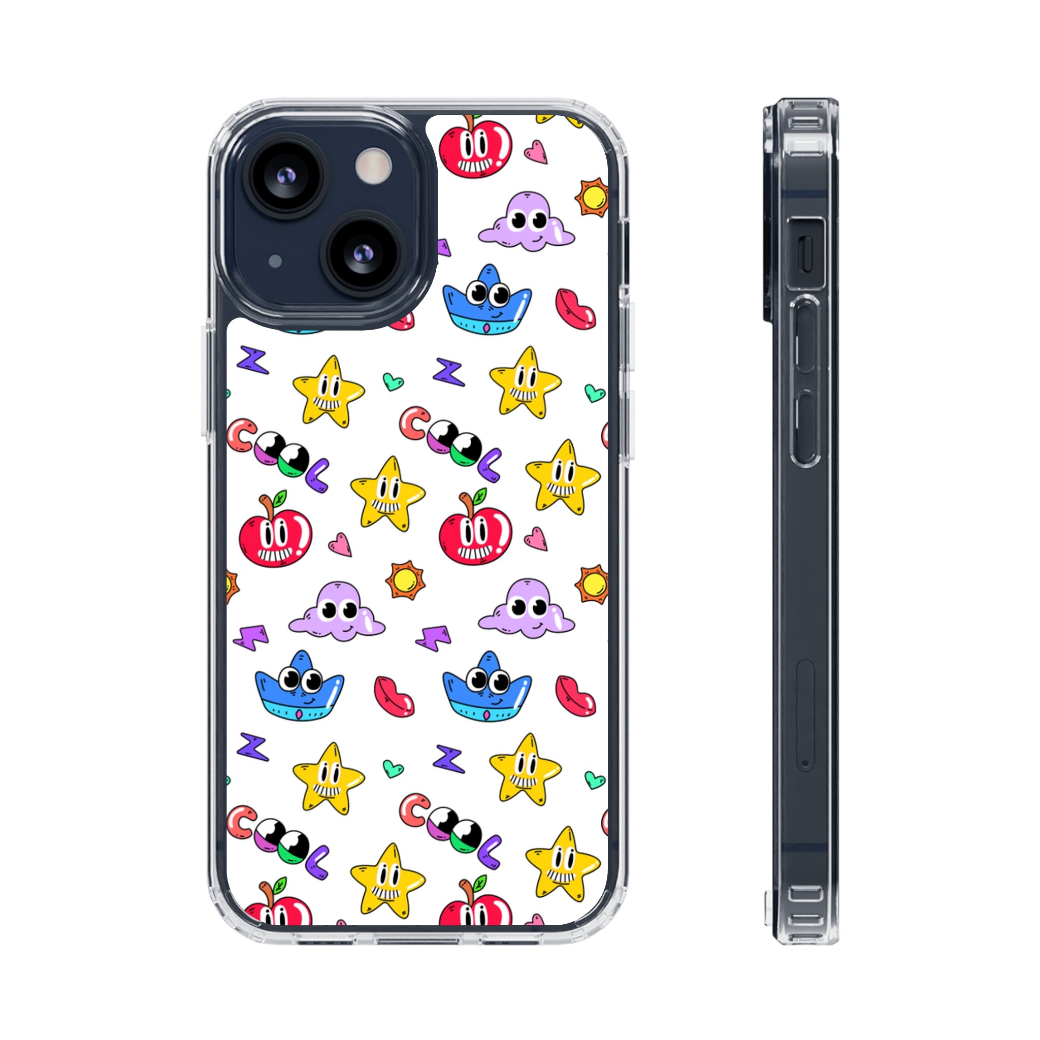 Mix Cartoon - iPhone Clear Cases iPhone 13 Mini Without gift packaging - phone cases