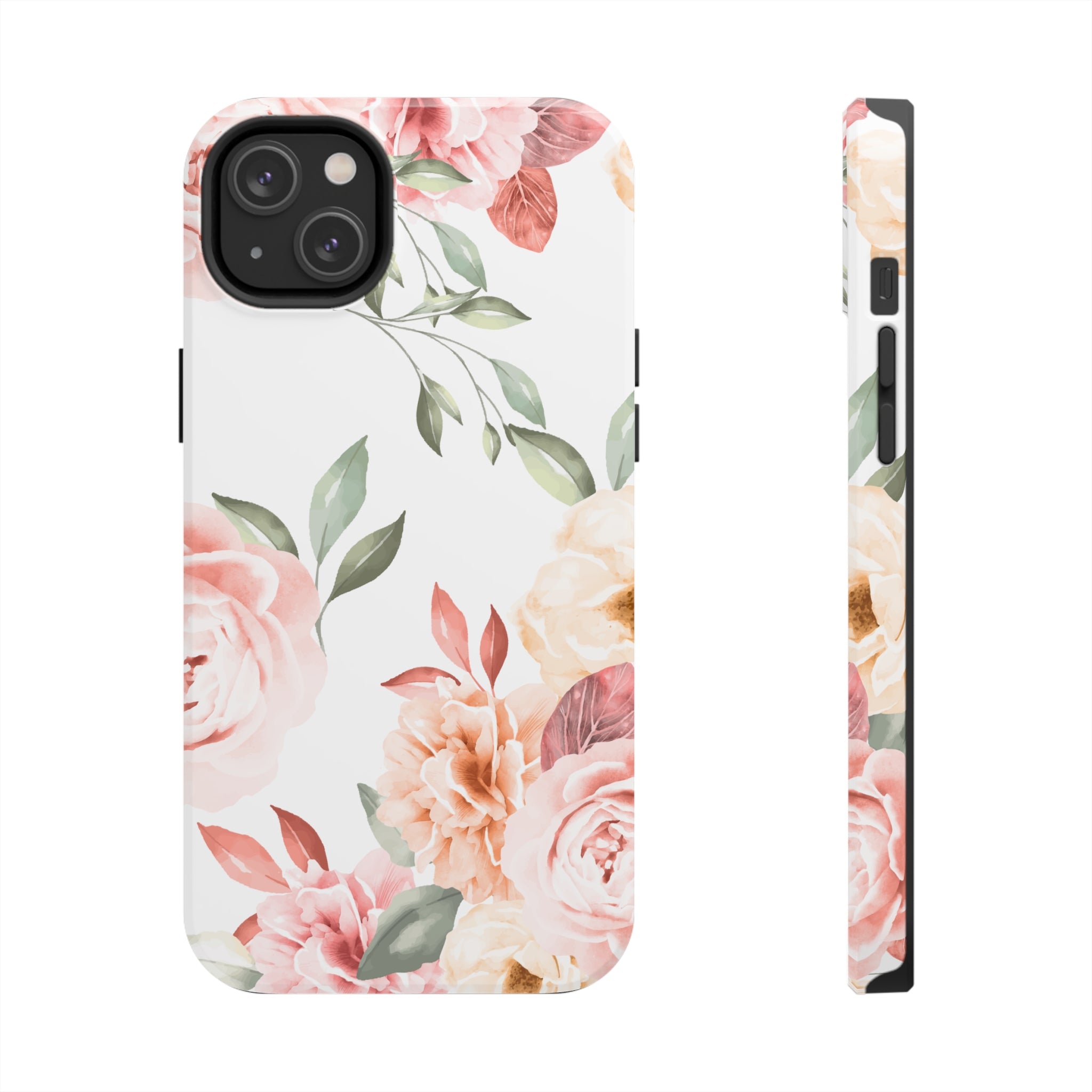 Vintage Floral - iPhone Tough Cases iPhone 14 Plus - phone cases