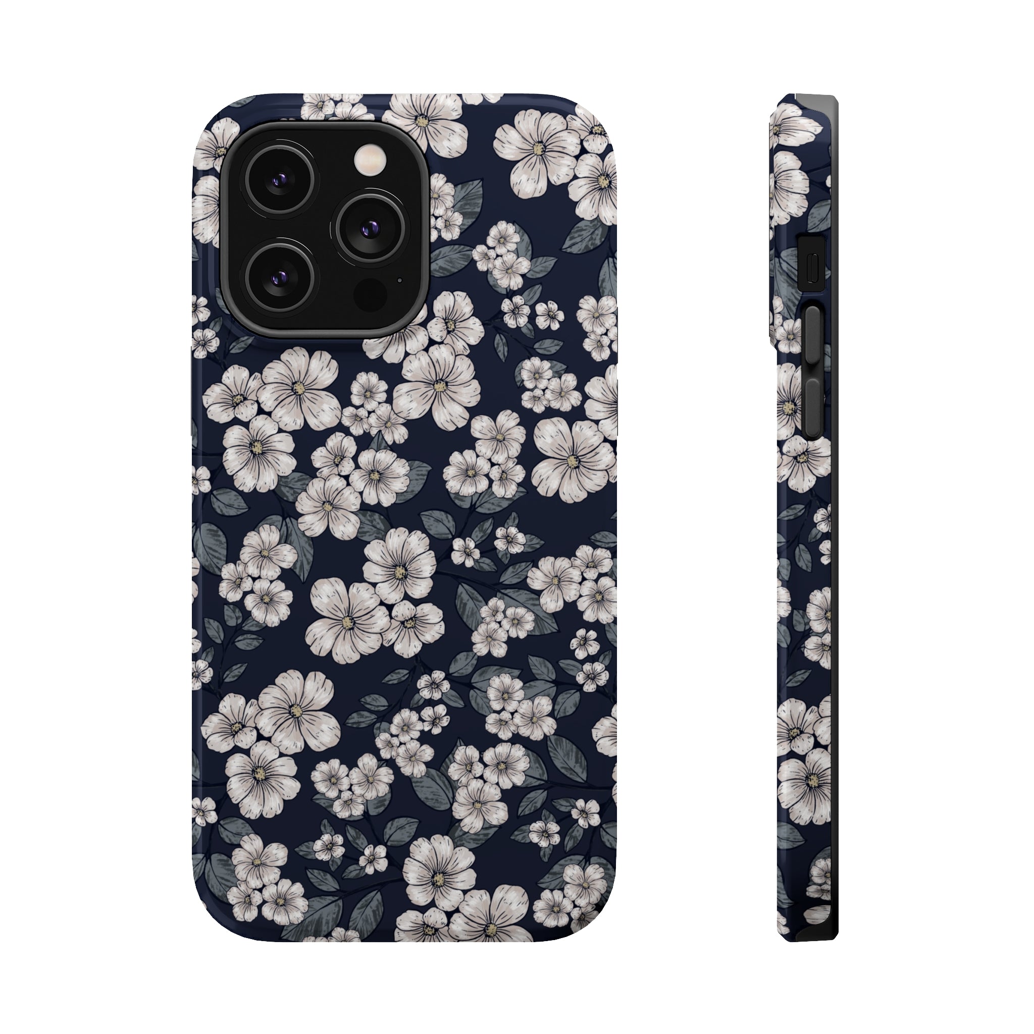 Floral - MagSafe Cases iPhone 14 Pro Max Glossy - phone cases