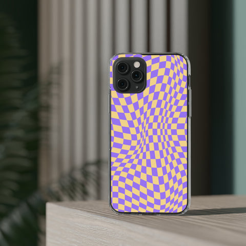 checkerboard - iPhone Clear Cases - phone cases