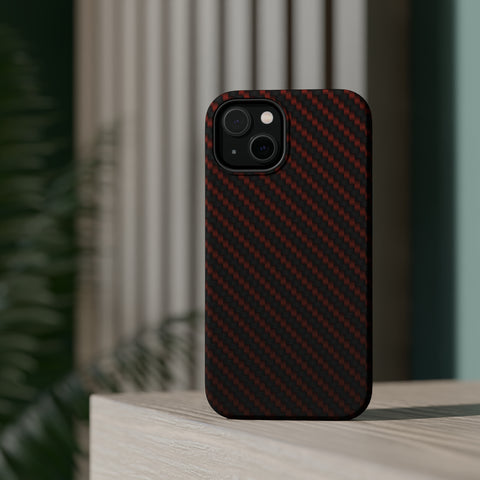 Red carbon fiber - MagSafe Cases - phone cases