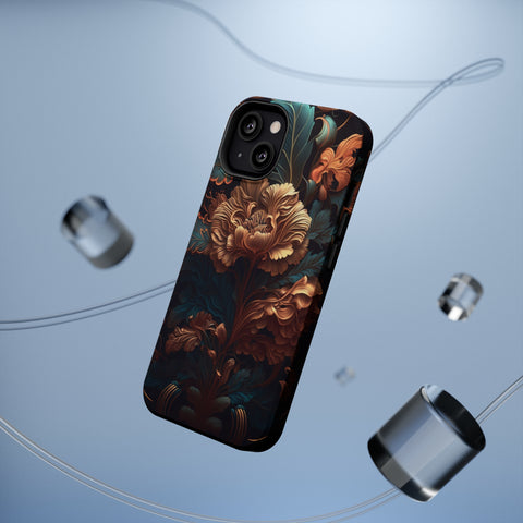 Dark floral - MagSafe Cases - phone cases