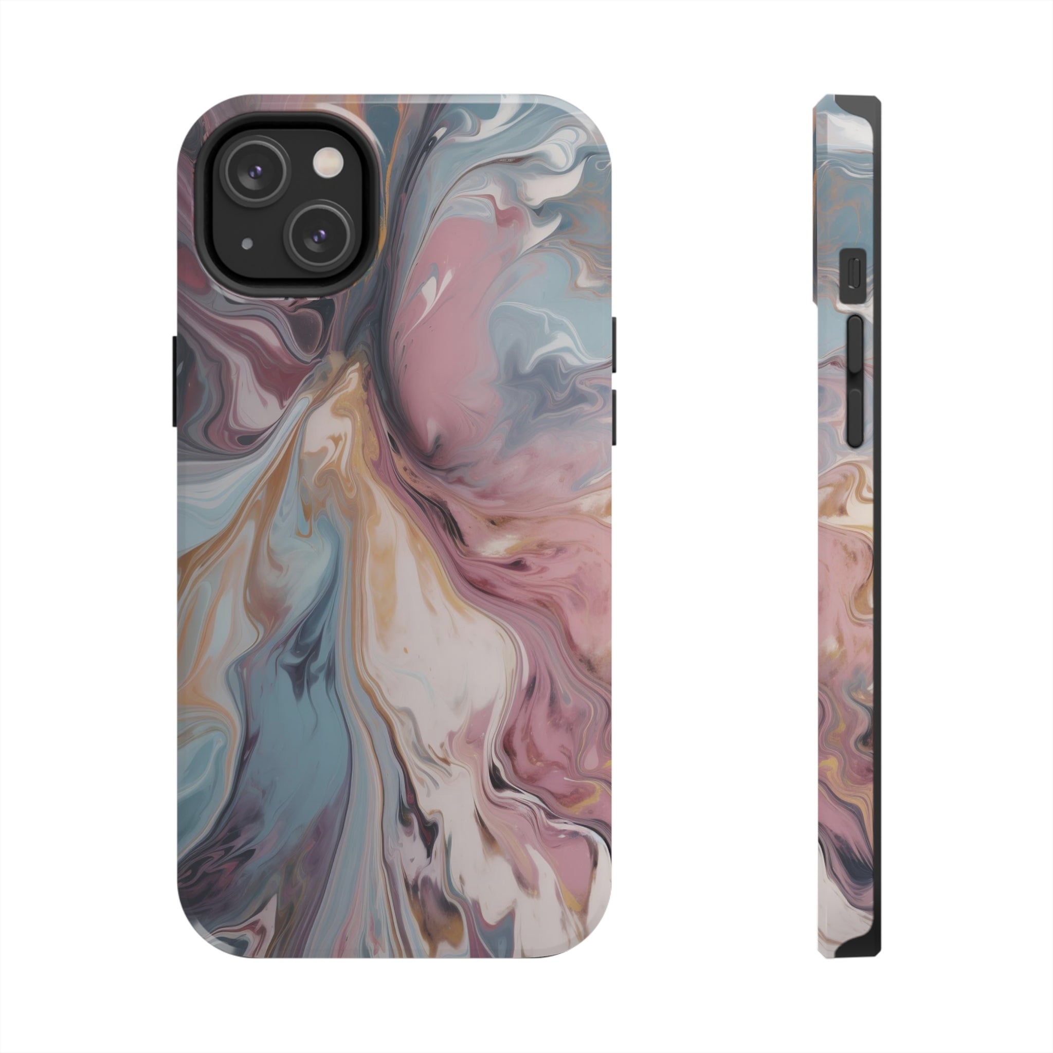 Liquid colored marble - iPhone Tough Cases iPhone 14 Plus - phone cases