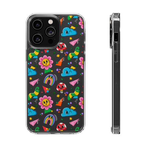 Colorful Characters - iPhone Clear Cases iPhone 14 Pro Max Without gift packaging - phone cases