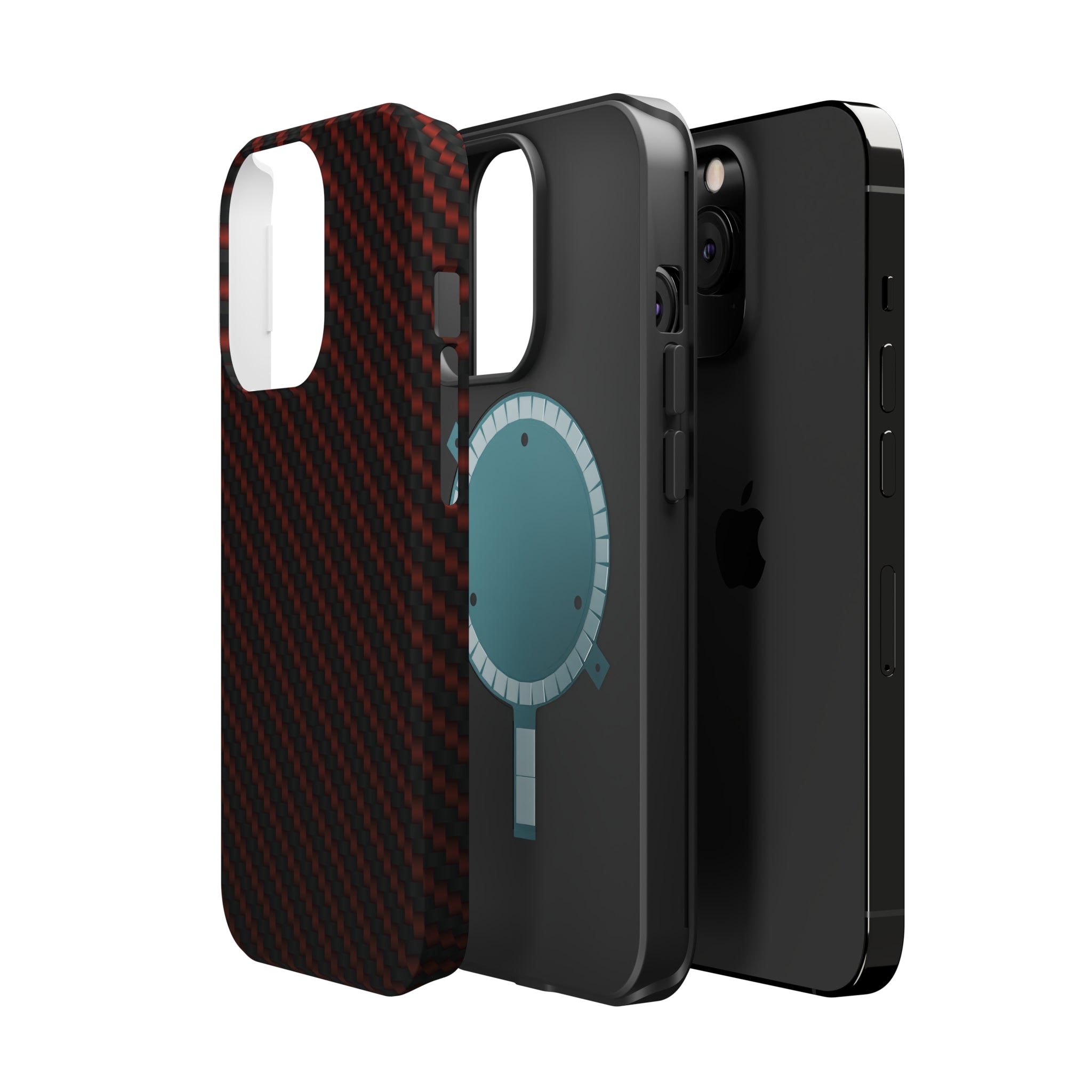 Red carbon fiber - MagSafe Cases - phone cases