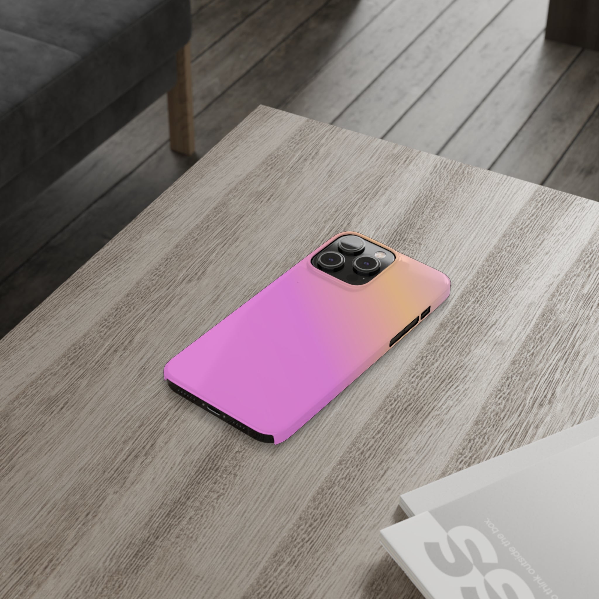 Gradient Pink - iPhone Slim Cases - phone cases