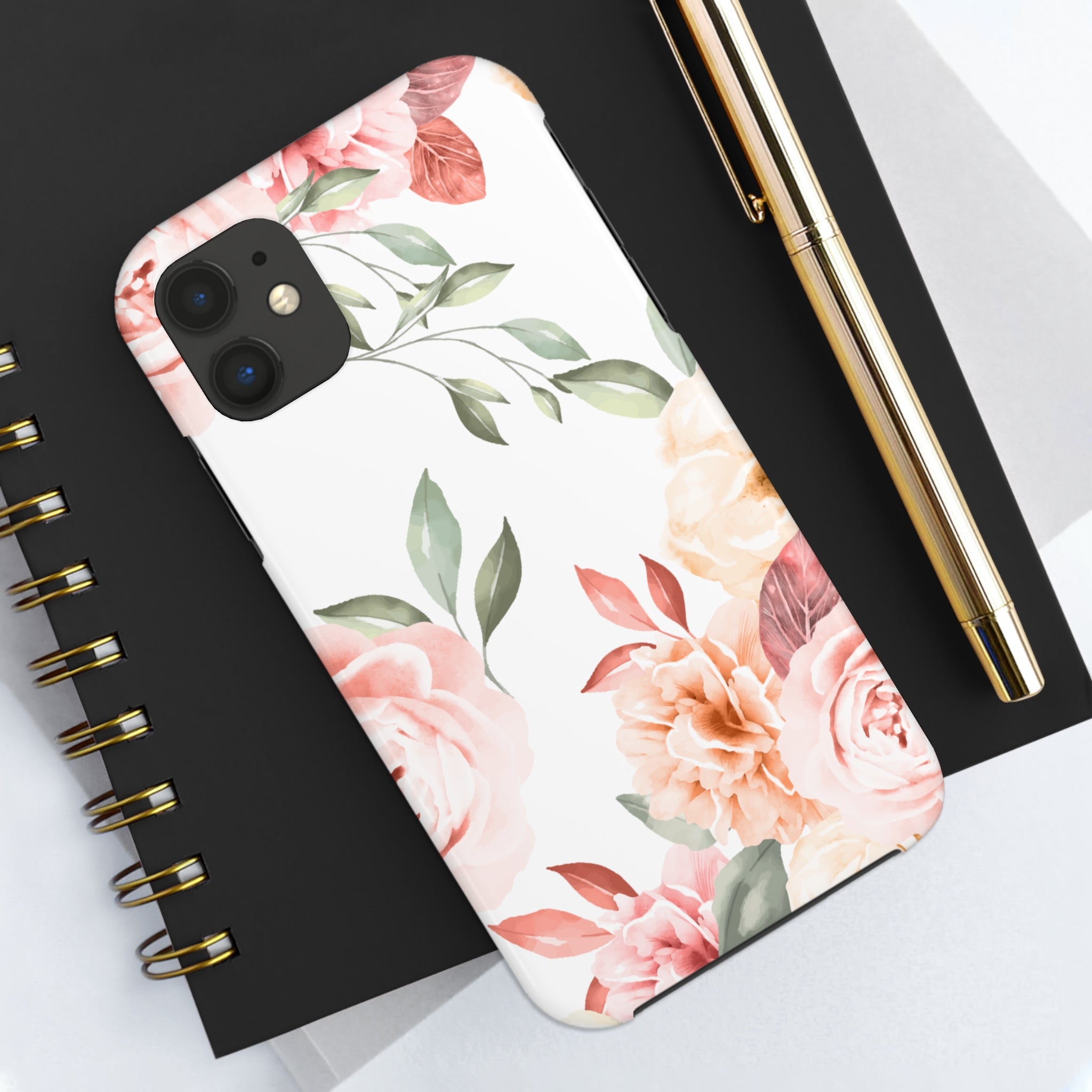 Vintage Floral - iPhone Tough Cases - phone cases