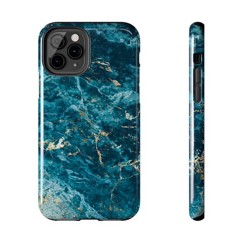 Liquid Blue marble - iPhone Tough Cases iPhone 11 Pro - phone cases