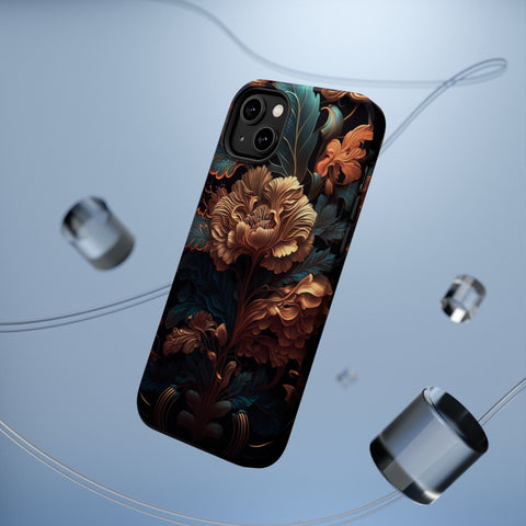 Dark floral - MagSafe Cases - phone cases