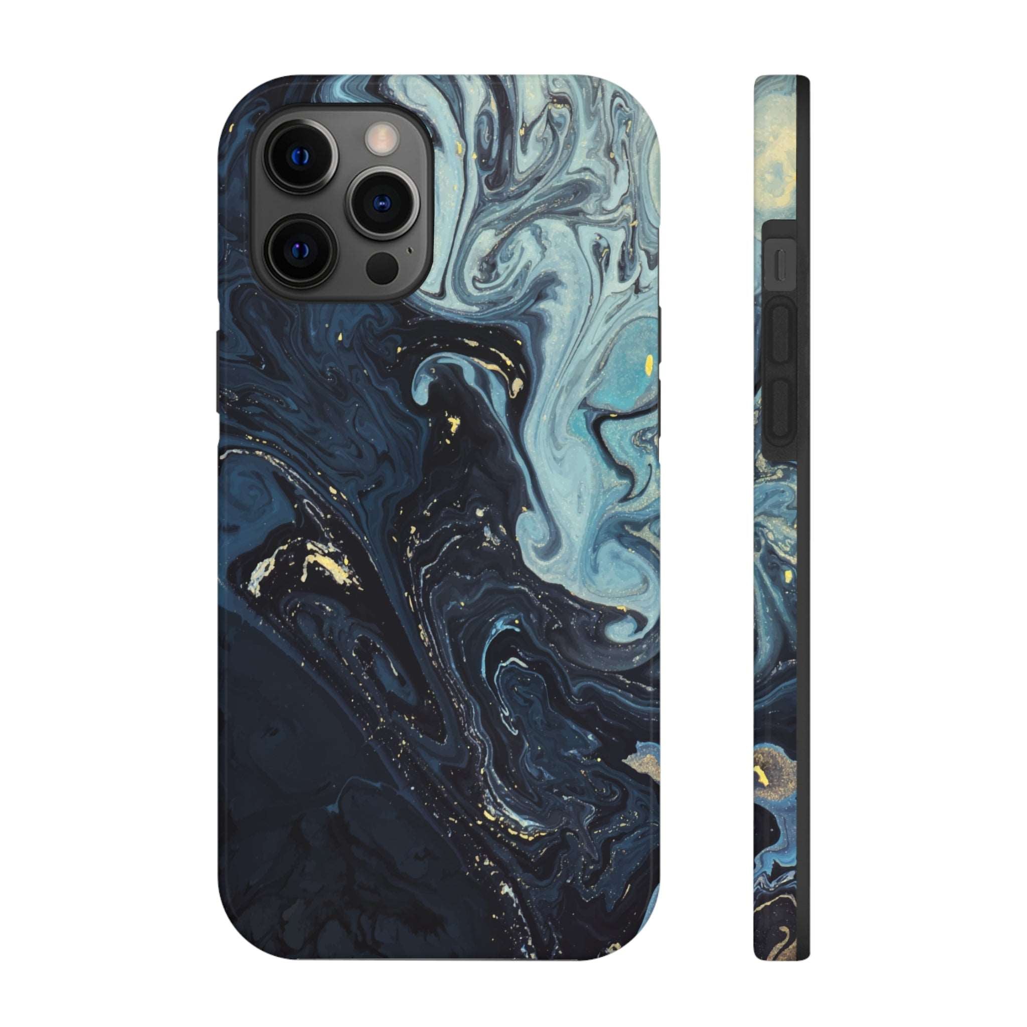 Blue liquid - iPhone Tough Cases - phone cases