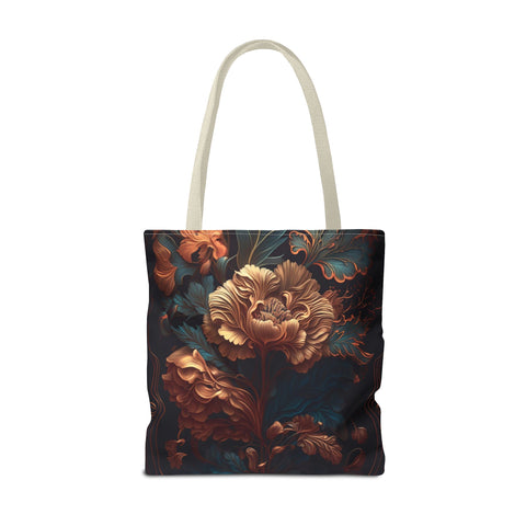 Tote Bag | Dark Floral Design