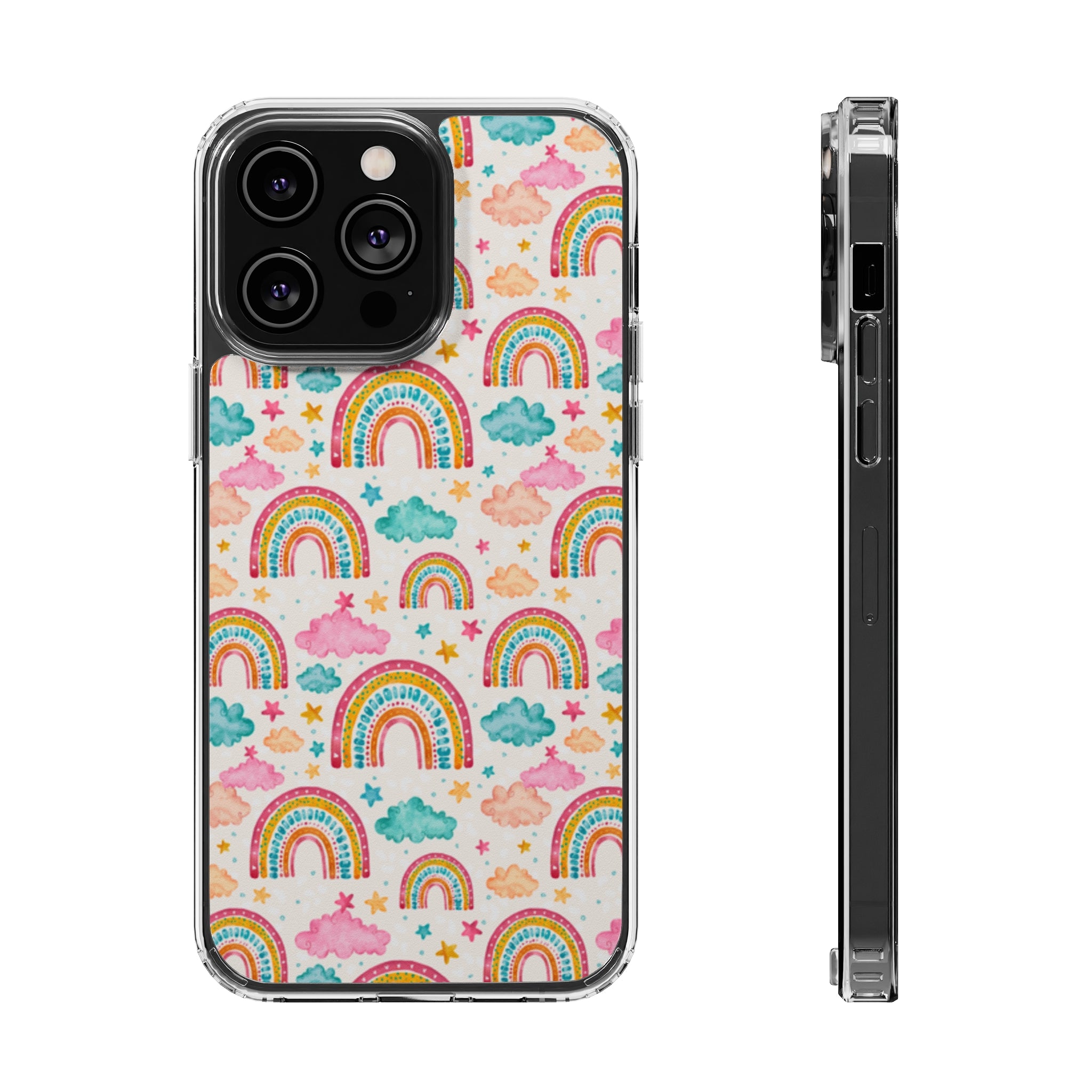 Painted Rainbow - iPhone Clear Cases iPhone 14 Pro Max Without gift packaging - phone cases