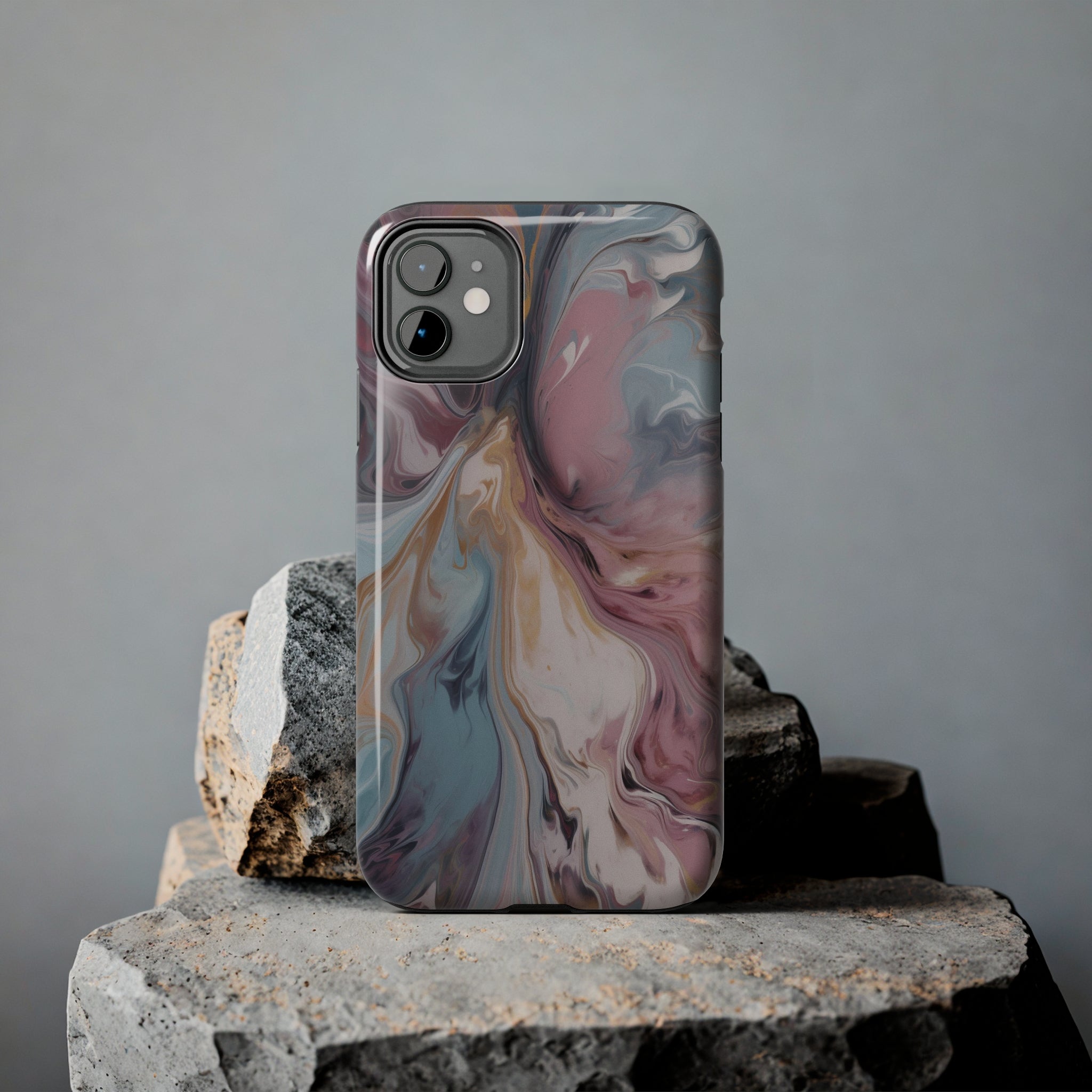 Liquid colored marble - iPhone Tough Cases - phone cases