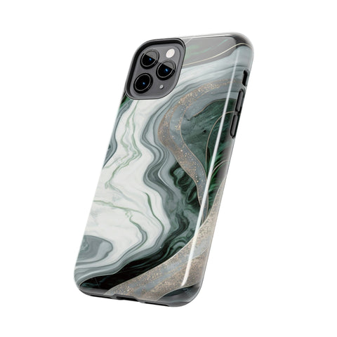 Green Marble - iPhone Tough Cases - phone cases