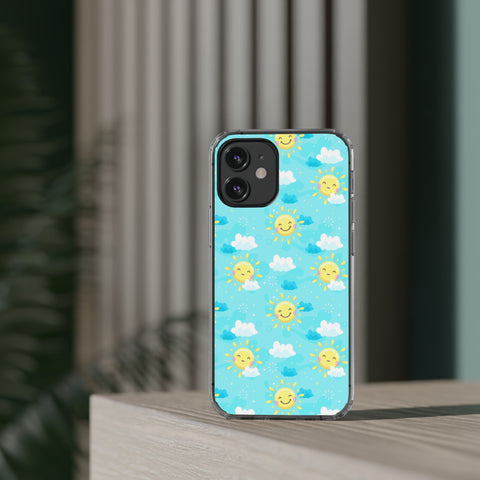 Sun Smile - iPhone Clear Cases - phone cases