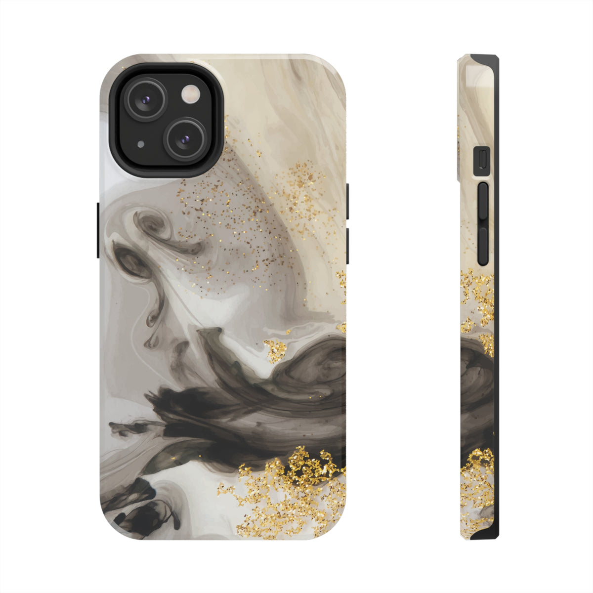 Gold Glitter - iPhone Tough Cases iPhone 14 - phone cases