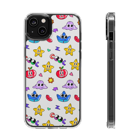 Mix Cartoon - iPhone Clear Cases iPhone 14 Plus Without gift packaging - phone cases