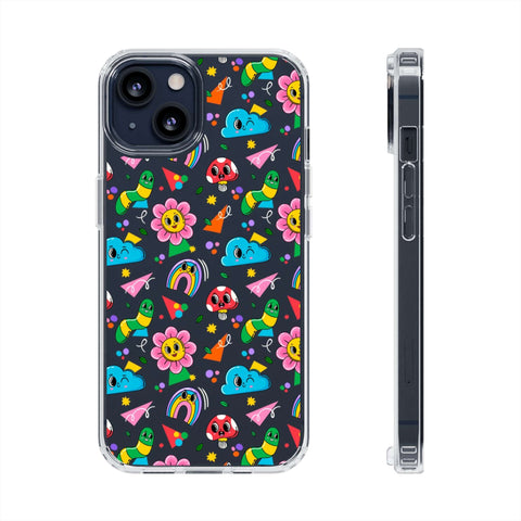 Colorful Characters - iPhone Clear Cases iPhone 13 Without gift packaging - phone cases