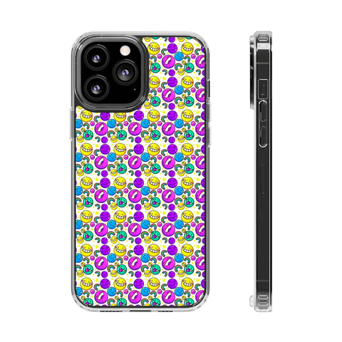 Colourful Emoticons - iPhone Clear Cases iPhone 13 Pro Max Without gift packaging - phone cases