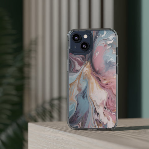 Liquid colored marble - iPhone Clear Cases - phone cases