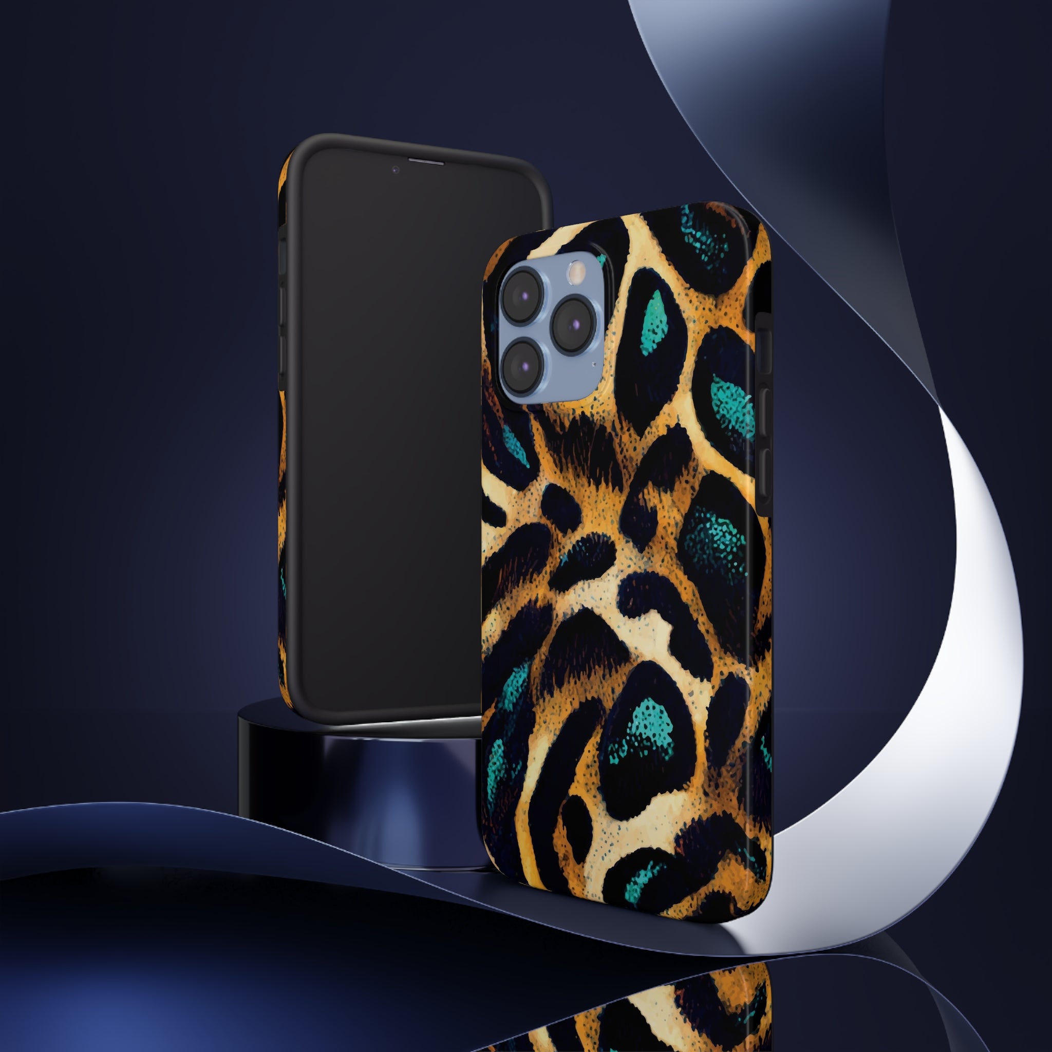 Dark Leopard - iPhone Tough Cases - phone cases