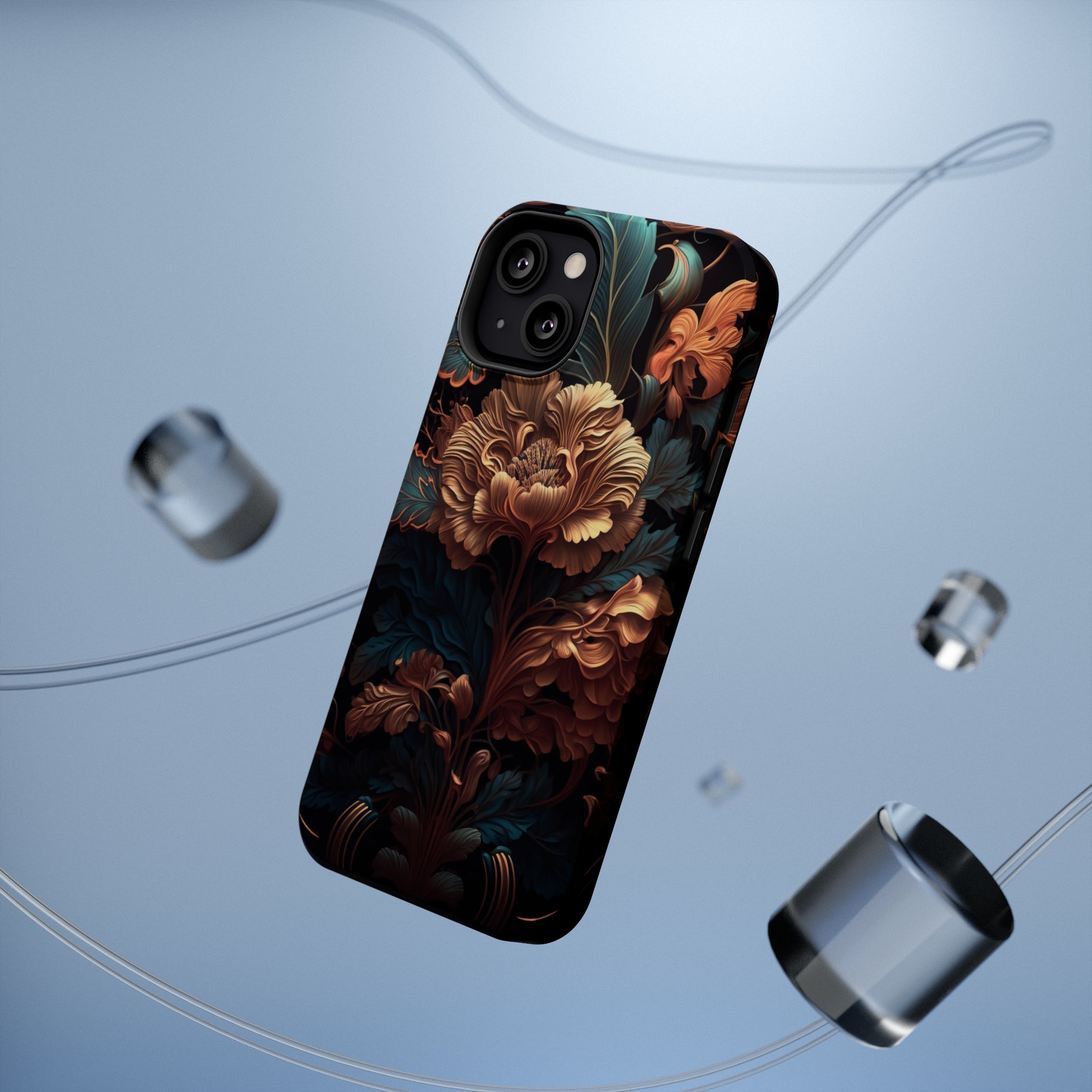 Dark floral - MagSafe Cases - phone cases