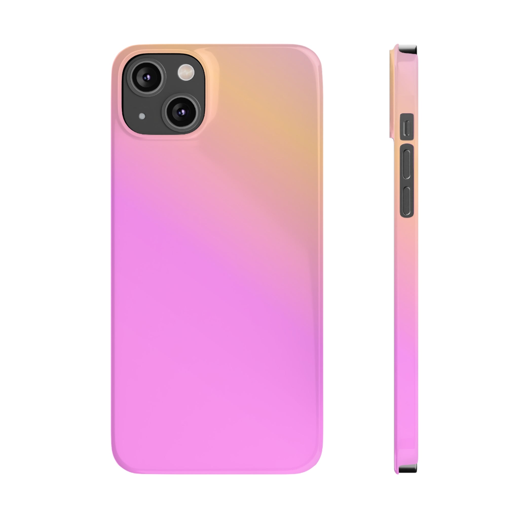 Gradient Pink - iPhone Slim Cases iPhone 14 Plus - phone cases